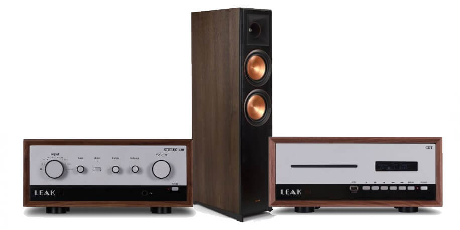 Il trio Leak Stereo 130, Leak CDT, Klipsch RP-6000F
